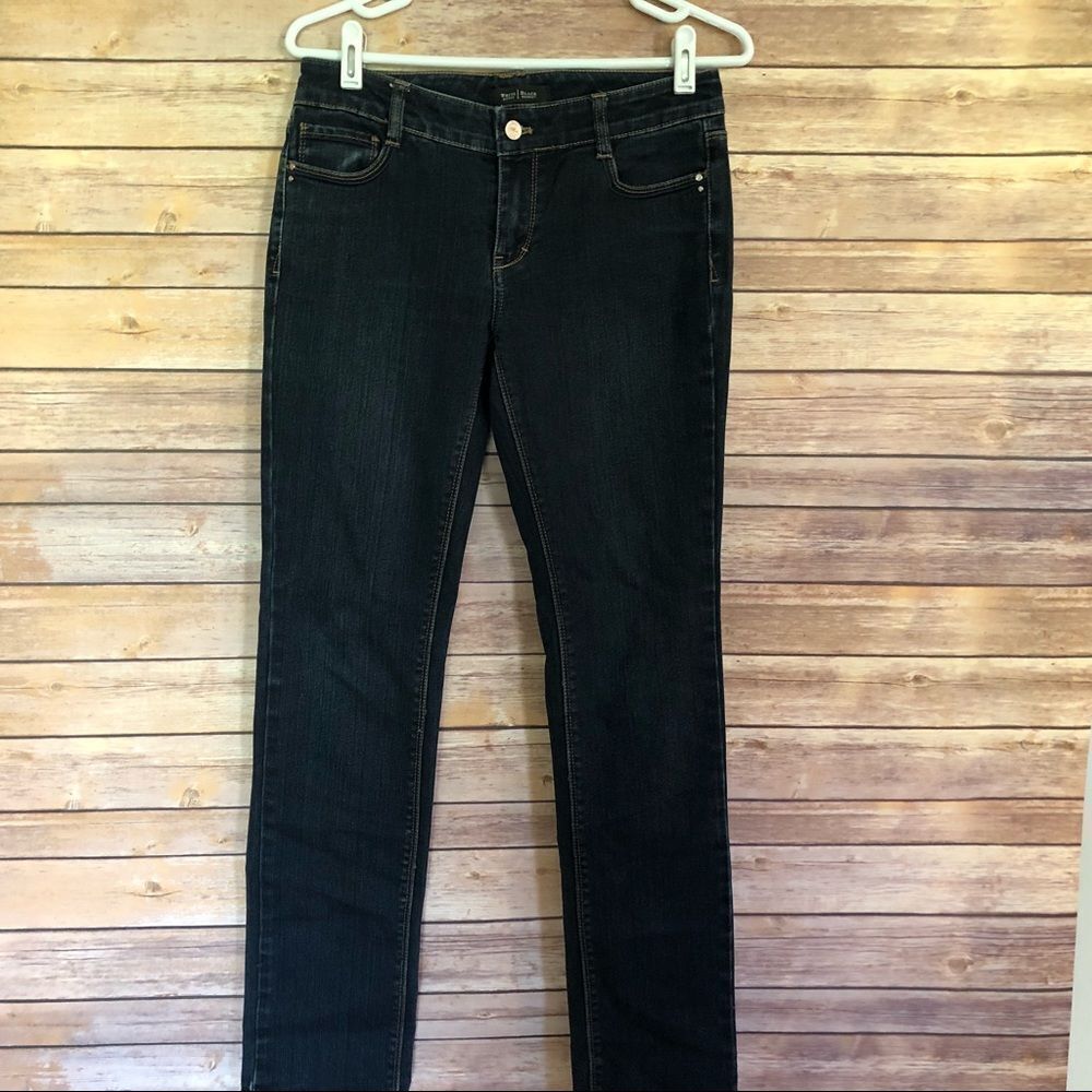 🍒 WHBM slim Leg Jeans size 4R - Picture 2 of 4